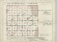 DESERT QUEEN T22NR28E  1894 plat map showing the mine area in the upper left corner